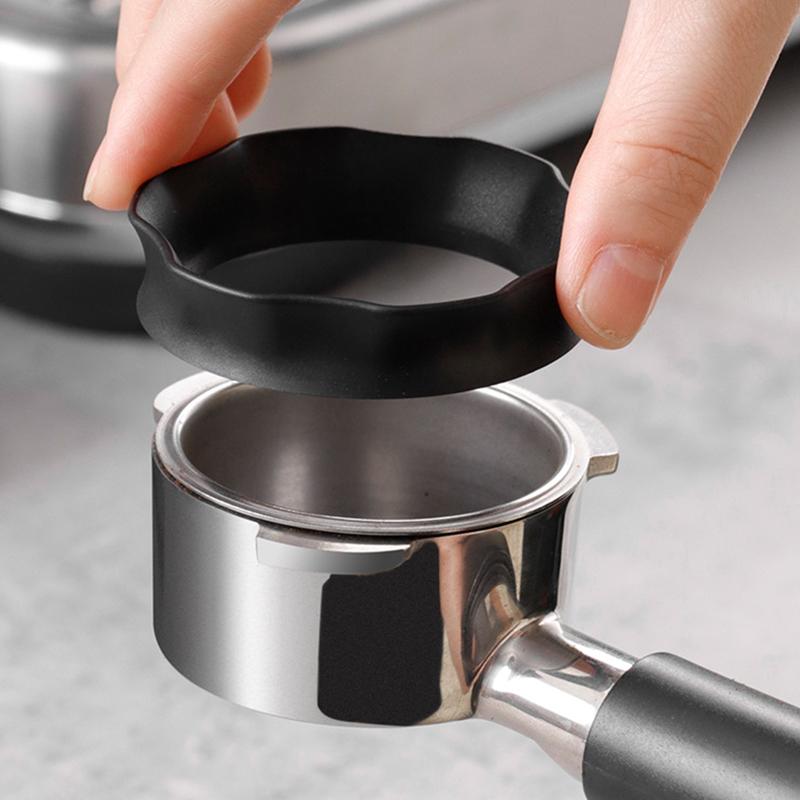 Magnetic Coffee Dosing Ring 51/53/58mm Dosing Funnel ABS Portafilter Home Espresso Barista Tool Coffee Accessories