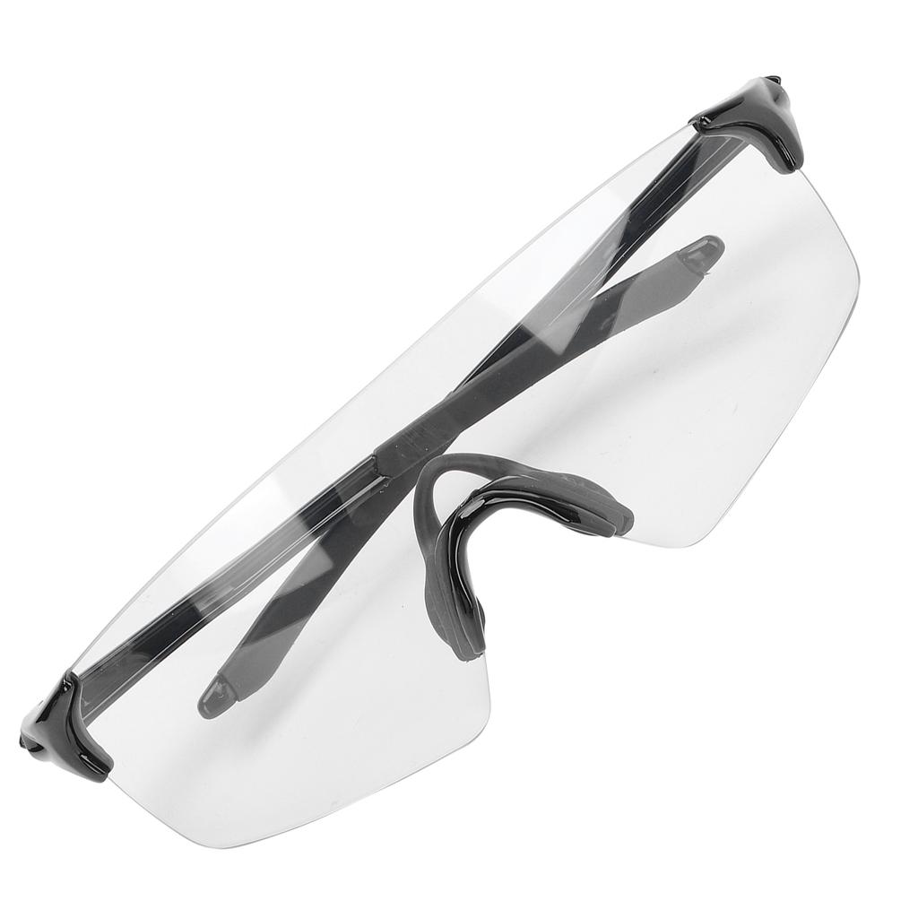 Fahrradbrille Photochrome Sonnenbrille UV-Schutz für Mountainbike Outdoor Sport Schwarz