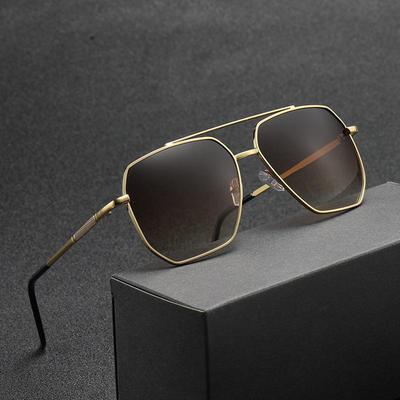 Ochelari de Soare Retro cu Lentile Duble pentru Bărbați, pentru Condus, Pescuit și Purtare Casual