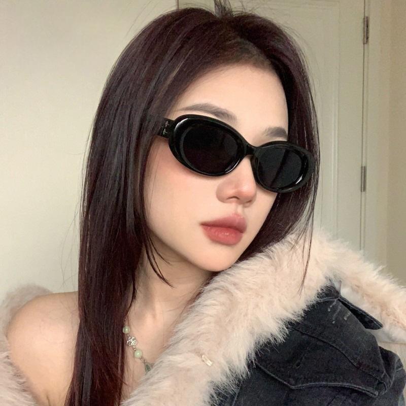 Owalne Okulary Przeciwsłoneczne Dla Mężczyzn Kobiet Moda Retro Design z Nitami Ryżowymi Odcienie Okulary Damskie Cukierkowy Kolor Gogle Wędkarskie Okulary Przeciwsłoneczne