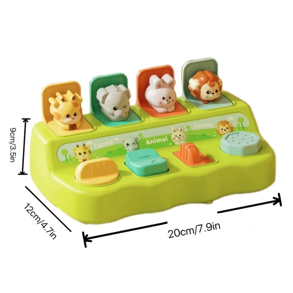 

Игрушка-раскладушка «Причина и следствие» для детей в возрасте от 18 до 36 месяцев, обучающая и развивающая, идеально подходит в качестве подарка на день рождения или Рождество. зелёный