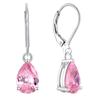 Copper Inlaid Zircon Teardrop Earrings, 925 Sterling Silver, European American Fashion, Women's Gift