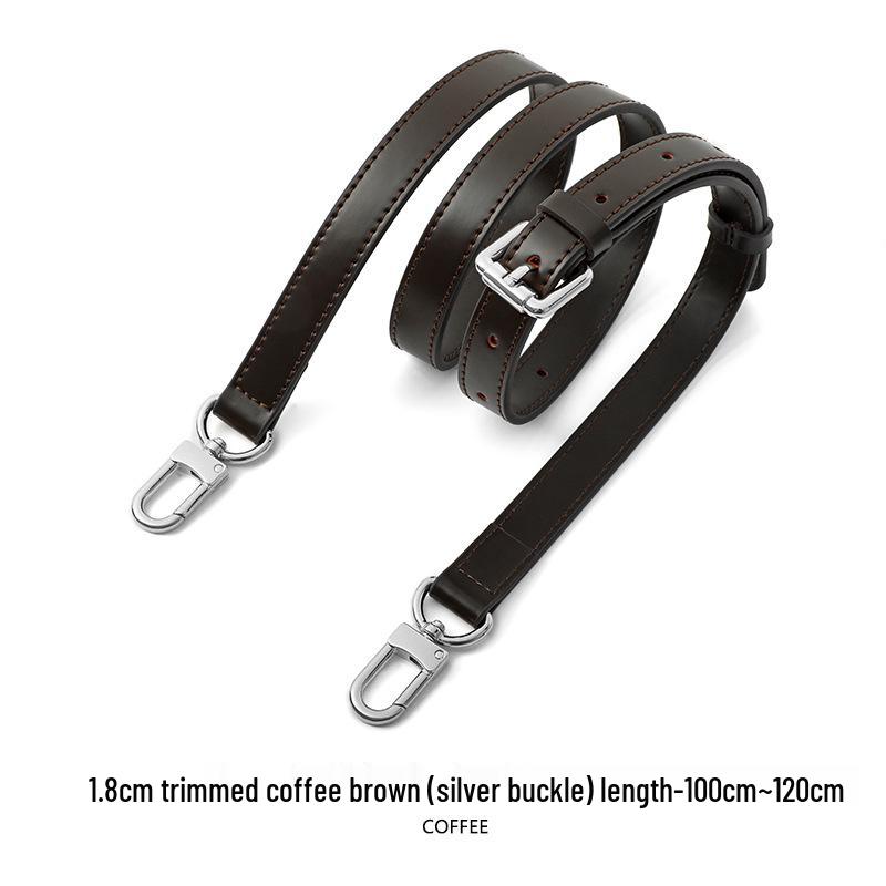 Ma Huang Shi A-54 Coffee Color Adjustable Cowhide Shoulder Strap Women's Crossbody Bag