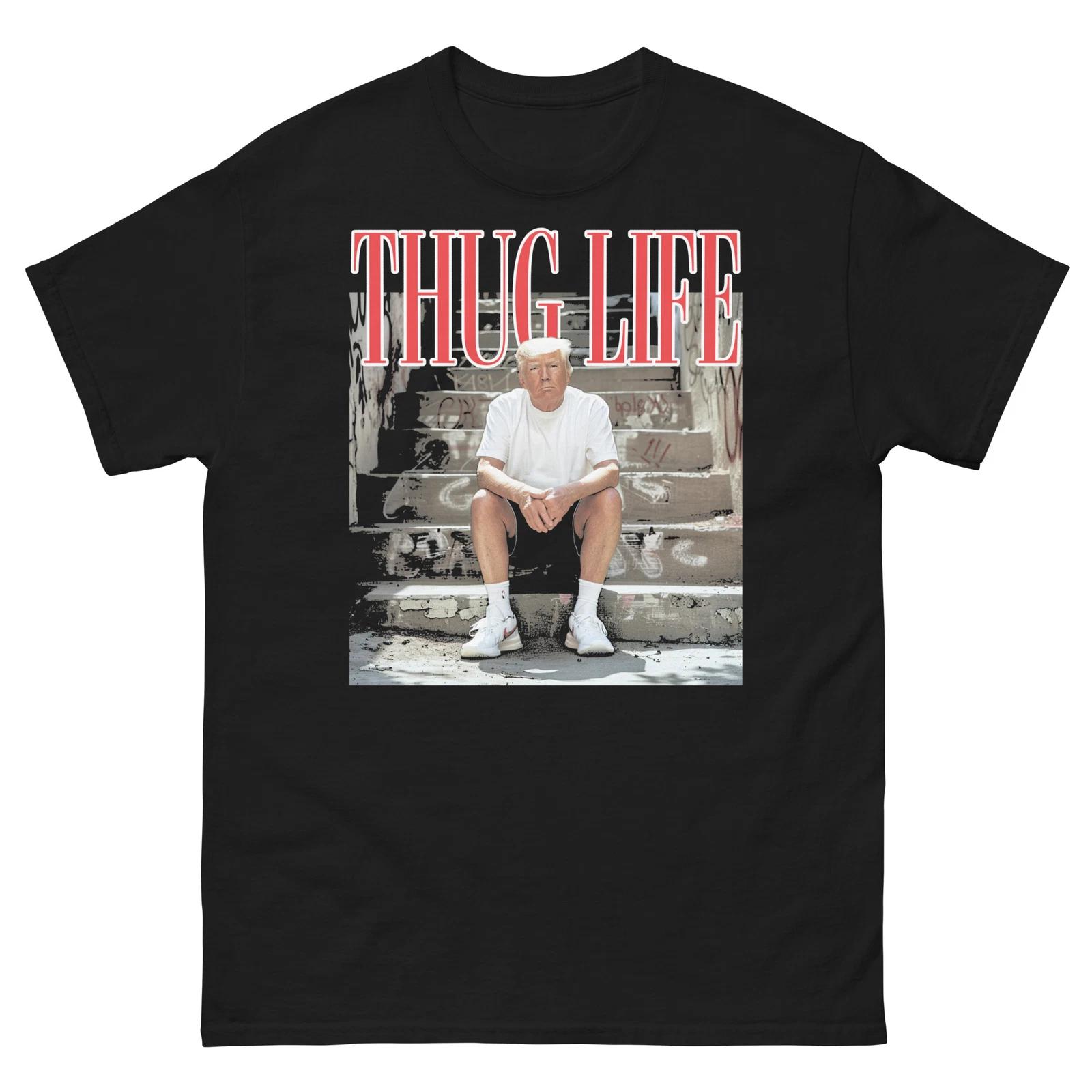 GANGSTER RAP TRUMP GANGSTA TRUMP24 MAGA Unisex classic tee S