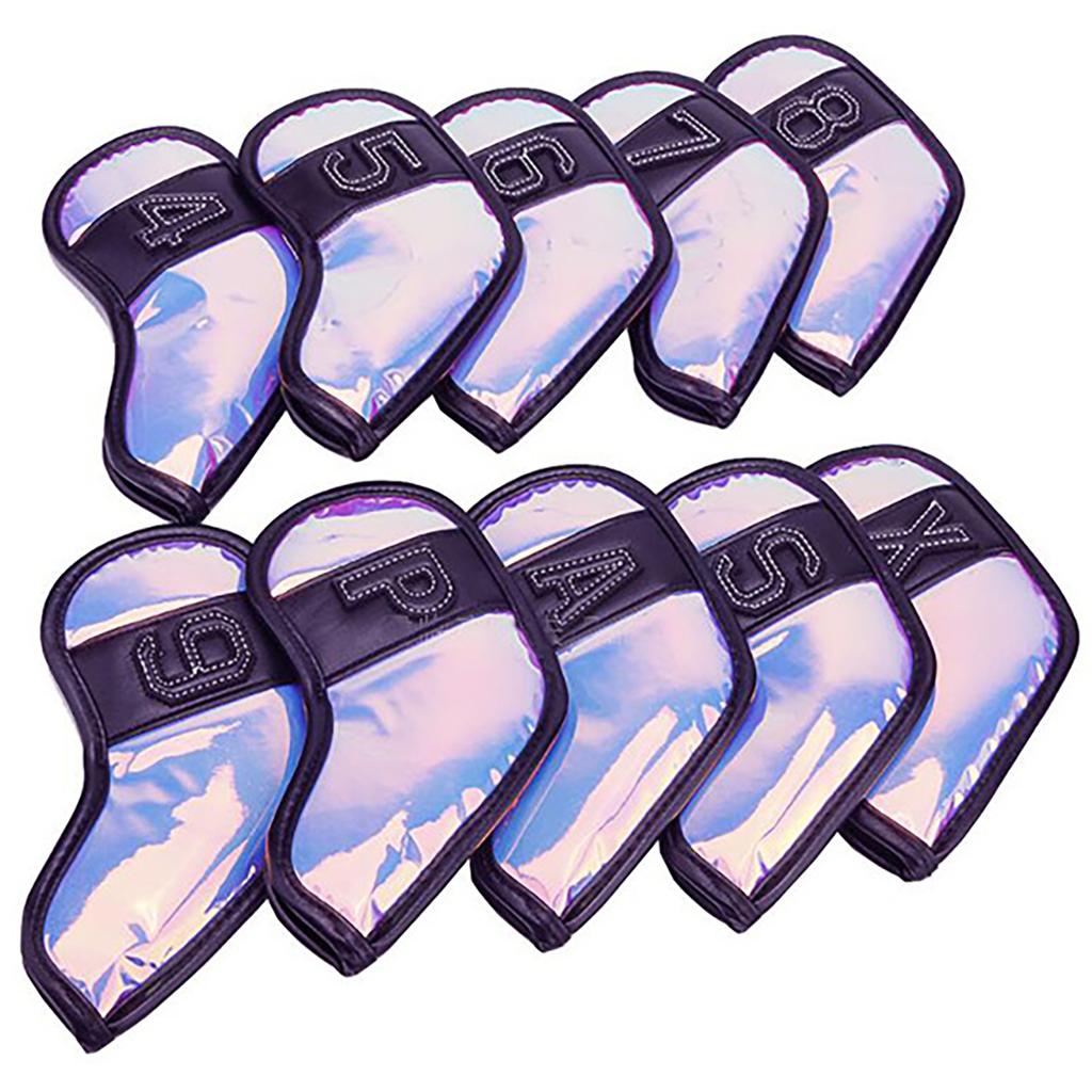 Golf Club Head Cover Waterproof Dustproof Number Design Golf Iron Cover Protection Sleeve Golf Accessories
