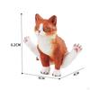 Cat Figurines Artifical Realistic Small Figures Toy, Figurine for Decor Birthday Gift Cake