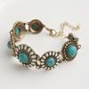 Spring European & American Turquoise Alloy Hip Hop Bracelet