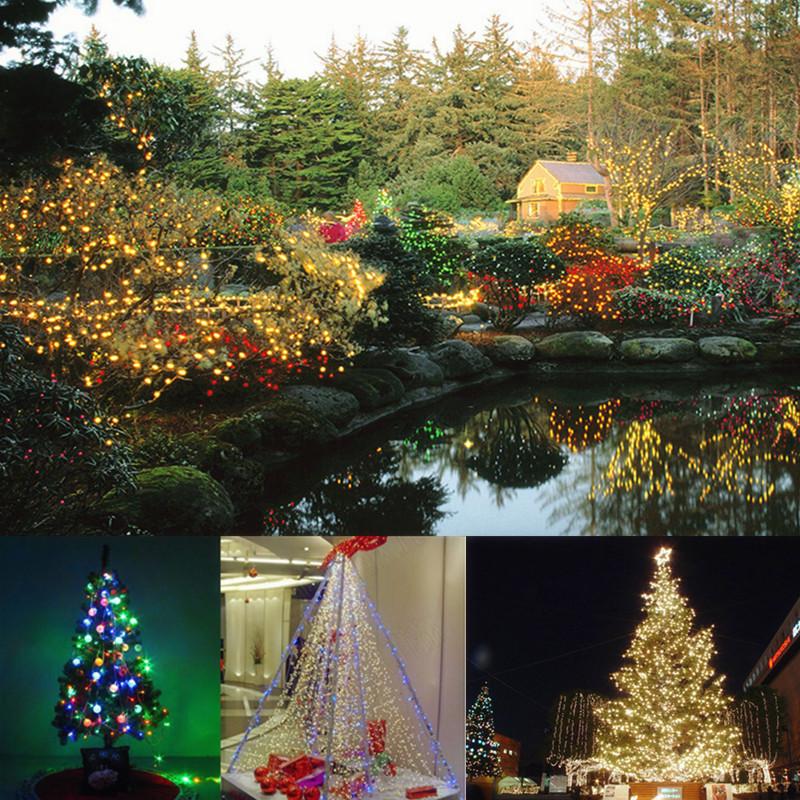 Guirlande Lumineuse LED Sur Fil De Cuivre - Alimentée Par Piles - 10 LEDs, 1 Mètre - Blanc Chaud Ou Multicolore - Pour Noël, Fête, Décoration