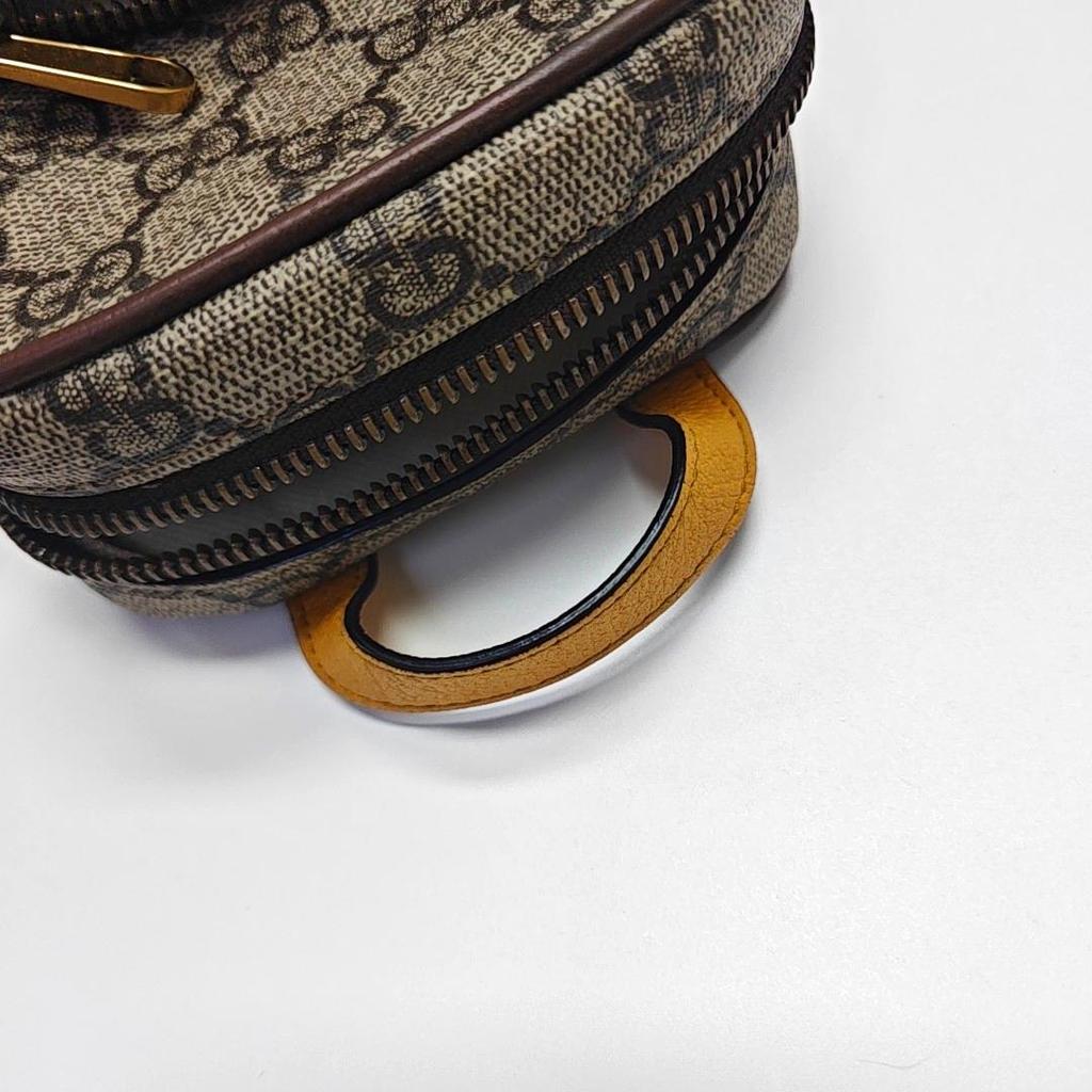 [Pre-Owned] Gucci Neo Vintage GG Supreme Small Crossbody Bag 'Beige' - Very Good #1M64NZZ