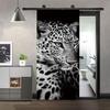 3d Wardrobe Sticker Door Entry Black Labrador Puppy Vinyl Waterproof Selfadhesive Door Mural Decal Home Decor