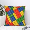 Kissenbezug Diagonal Grundfarbe Bausteine Muster Benutzerdefiniert Kissenbezug Für Wohnzimmer Sofa Niedlich Lustig Kissenbezüge