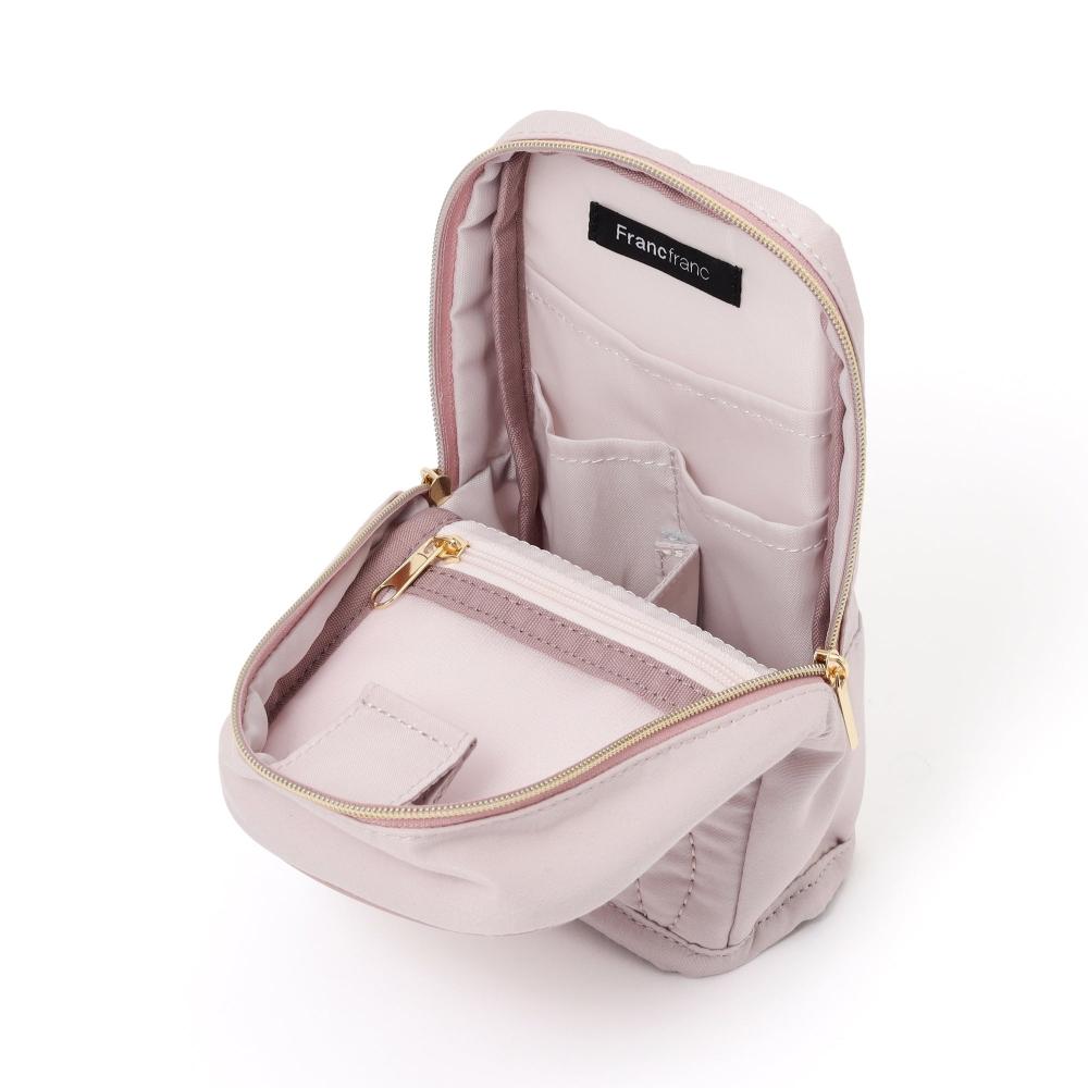 Franc Franc Japan Noble Quilt Pen   Smartphone Stand Pouch Light Pink