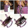 Fashion Snake Pattern Leather Women Handbag Small Versatile Mom Crossbody Bag 2025 New Shoulder Messenger Bags