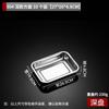 Zhuoliang 304 Stainless Steel Rectangular Serving Tray
