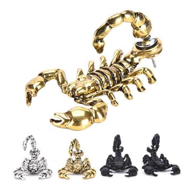 Ear Stud Scorpion 1pc Metal 3D Animal Earrings