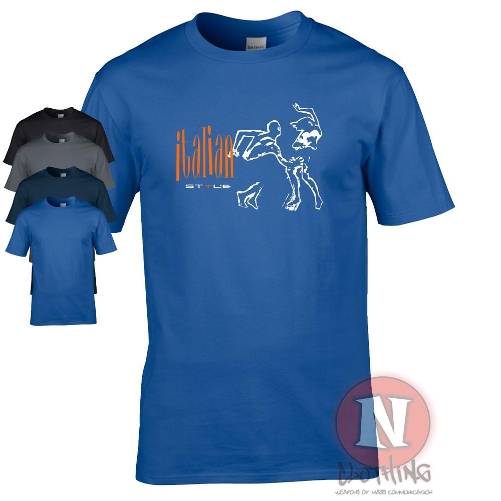

Italian Style t-shirt 90s classic Euro house rave dance music EDM record label S