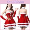Festive Red Santa Dress Costume For Ladies Soft And Stretchy