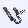 Türkettenschloss Edelstahl Sicherheitskettenschutz Feder Anti-Diebstahl-Presse Heavy Duty Slide Catch Latch Schraubenschutz Zubehör
