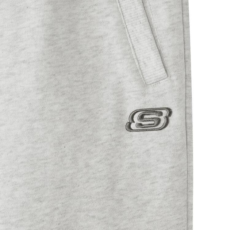 Skechers New Year Series Warm Cuffed Versatile Loose Comfortable Knitted Sports Pants Men Bottoms Light-White Gray L125M006-0248