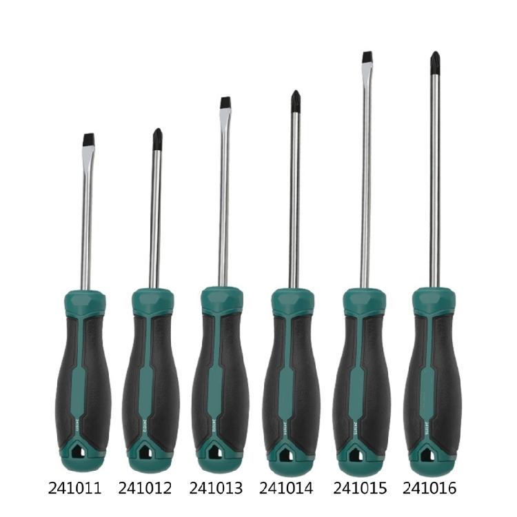 6mm Screwdriver Long Crosses Head Screwdriver Flat Screwdriver Magnetic Screwdriver With Rubber Handle for Home Repair