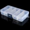 10 Compartments Clear Plastic Storage Box Jewelry Bead Screw Organizer Container