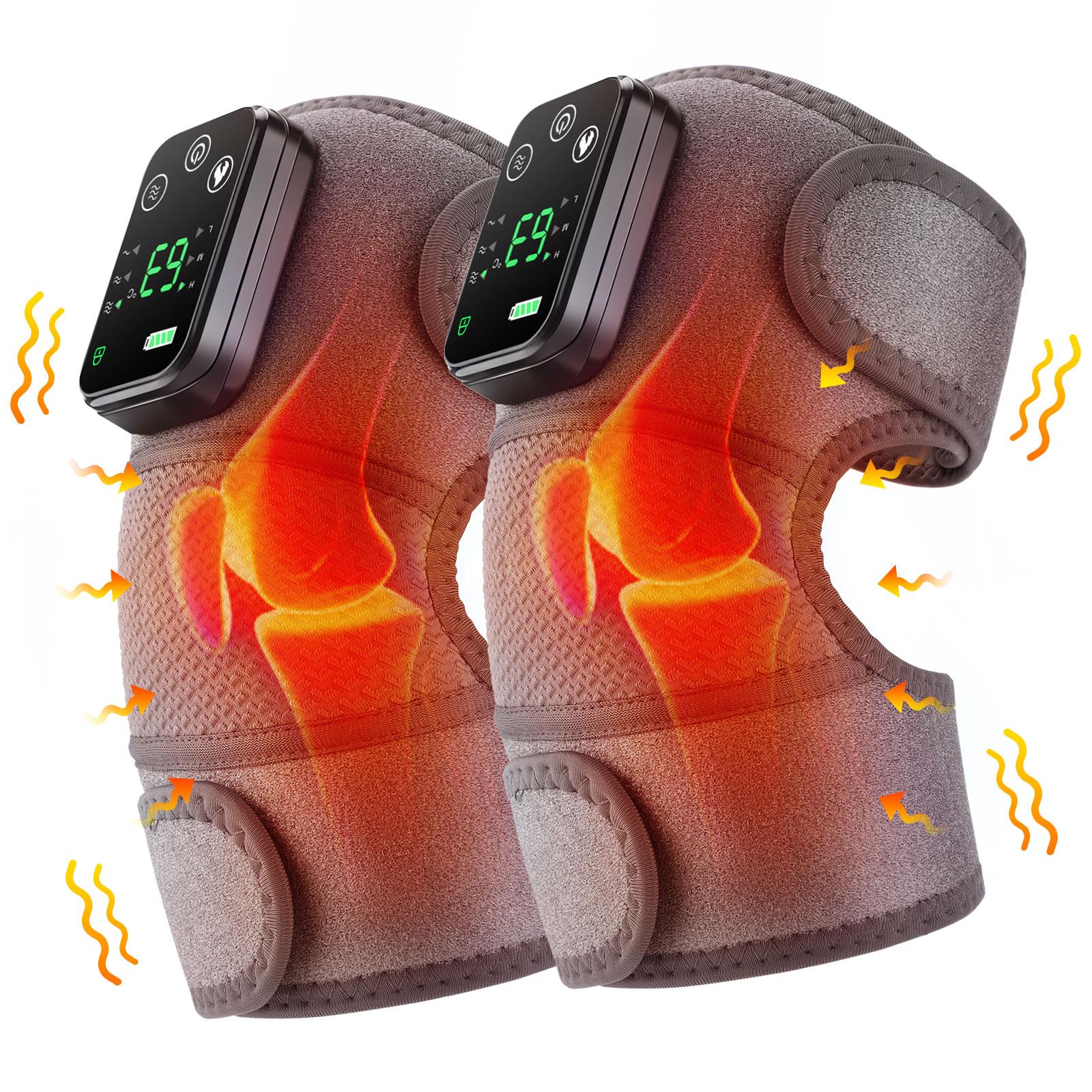 Elektrische Verwarming Vabratie Schouder Massage Brace Knie Schouder Gewricht Vermoeidheidsverlichting Vibratie Massage Schouder Elleboog Brace