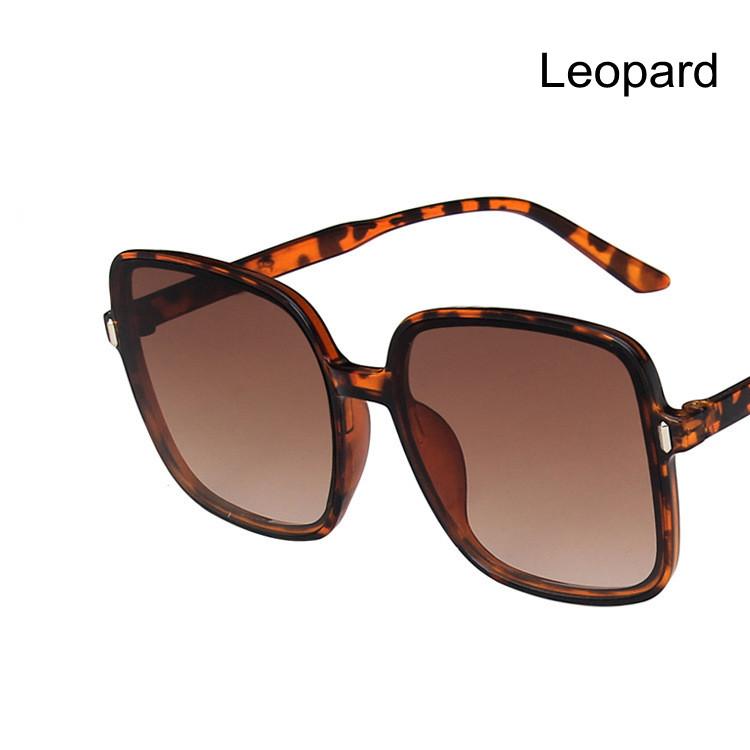 New Trend Spuare Woman Sunglasses Men Classic Retro Large Frame Fashion Sun Glasses Luxury Brand Design Plastic Eyewear Uv400