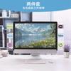 Acrylic Sticky Note Holder Computer Monitor Side Mount Desk Organizer With Adhesive Back