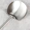 Kochlöffel aus Edelstahl 304, Suppenlöffel in Lebensmittelqualität, Haushaltsgeschirr für Köche, Küchenutensilien mit langem Griff, Pfannengerichte