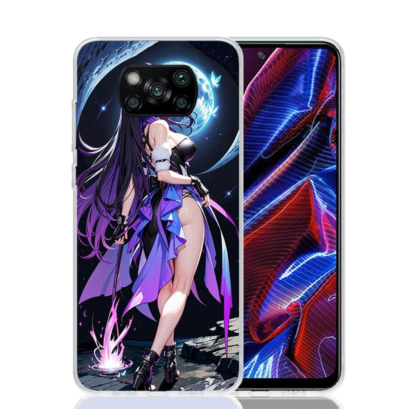 Honkai Star Rail Seele Phone Case For Xiaomi Poco X7 X6 X5 Pro F7 Ultra Redmi 15C 15 13 13C 12 12C 10 10A 10C 9 9A 9C 9T Cover P