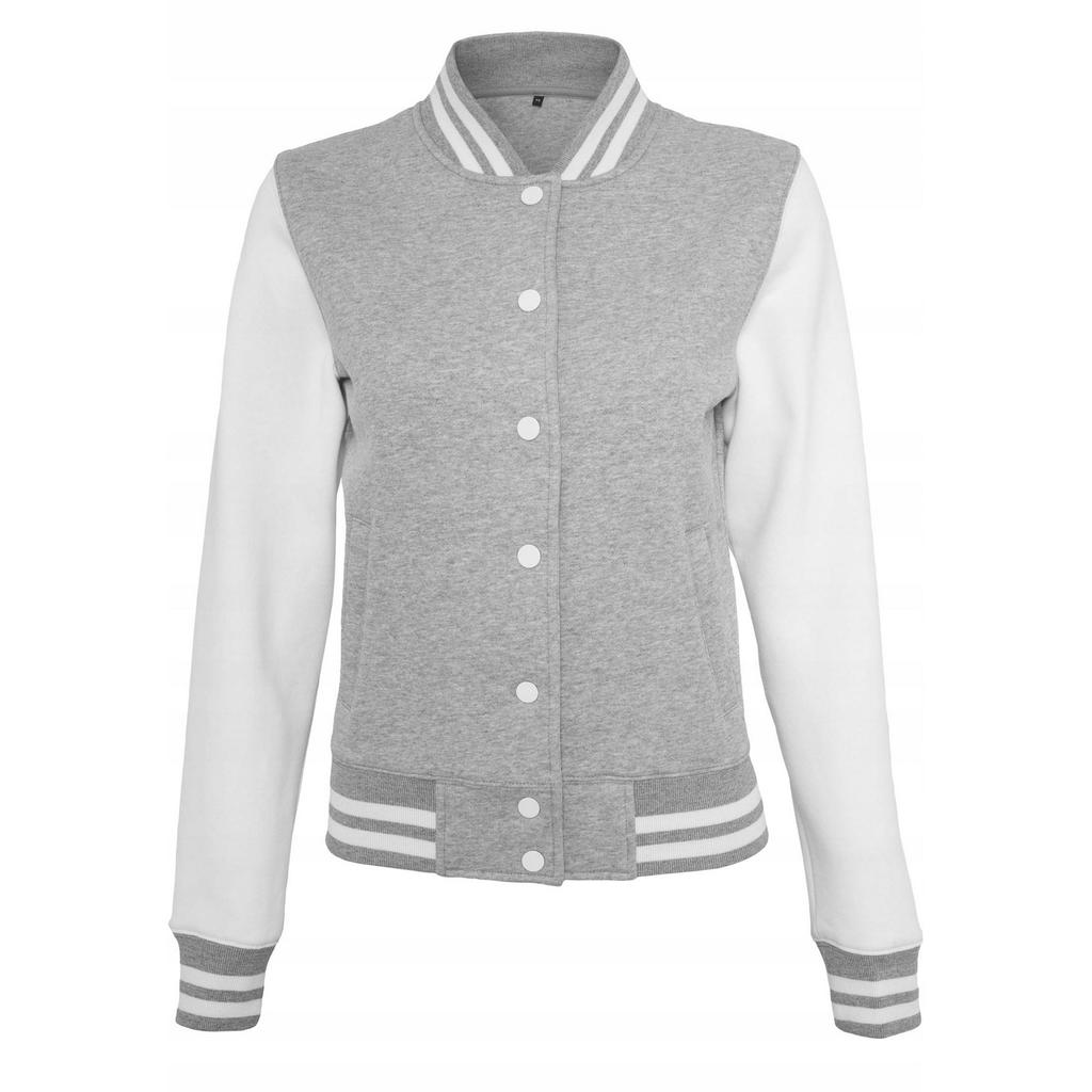 Build Your Brand Womens/Ladies Varsity Jacket