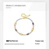 Set di Gioielli Cristallo e Perle d'Acqua Dolce Autunno & Inverno: Bracciale Collana con Acquamarina per Ragazze di Primavera