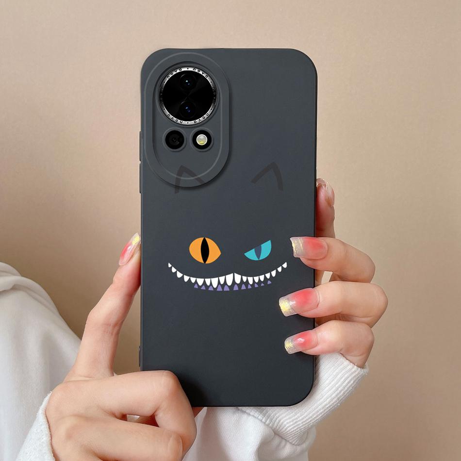 For Huawei Nova 12 Pro Ultra Phone Case Love Heart Liquid Silicone Camera Protection Back Cover For Huawei Nova12 12Pro 12Ultra