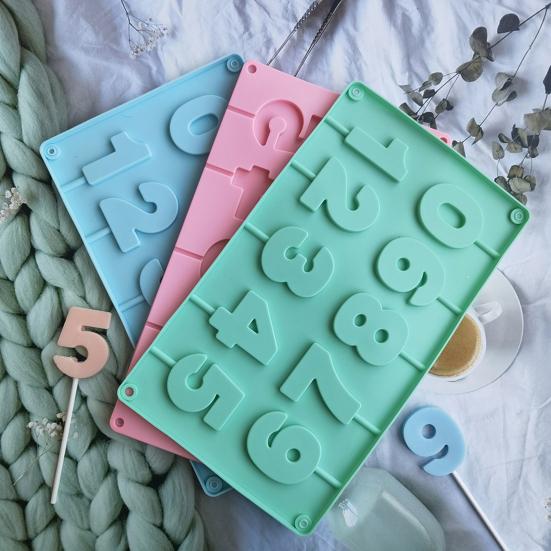 Lutscherform Leichtes Entformen Backwerkzeuge Fondant Schokolade Backform für Dessertladen