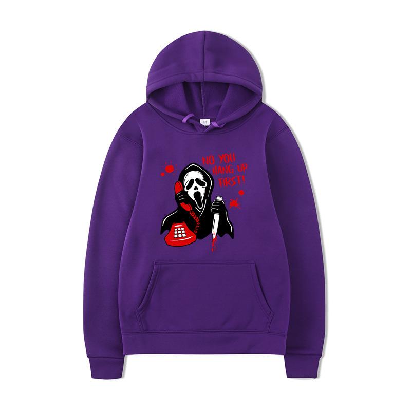 

Нет, это ты повесь трубку Хэллоуин Графическая печать Флисовые толстовки с капюшоном Свитшоты для фанатов Повседневная одежда с длинным рукавом для мужчин и женщин 3XL