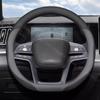 For BYD Song Pro Plus Max DM-i EV  Auto Steering Wheel Cover Leather Ultrathin Breathable Car Interior Handle Cover Accessories