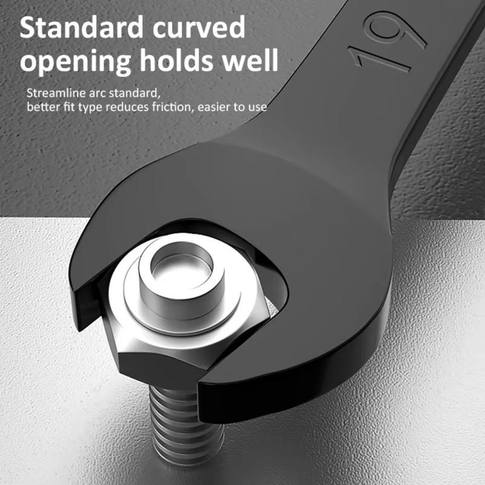 Portable 6-19MM Combination Wrench Open-end Dual-purpose Ratchet Spanner Manual Spanners Car Repair Tool