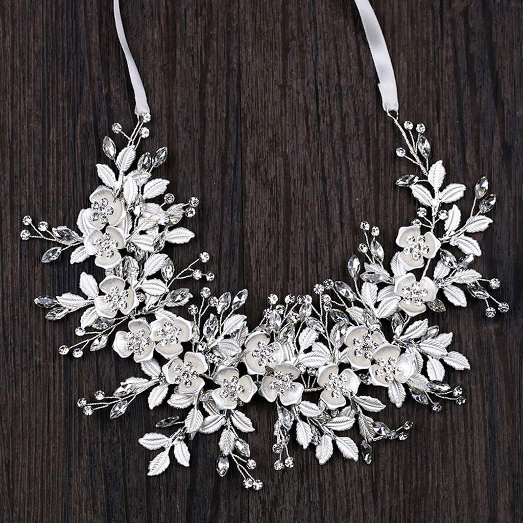 Leaf Flower Flower Wedding Bride Hair Ornament Head Dress Reception Wedding Party [J's Select]