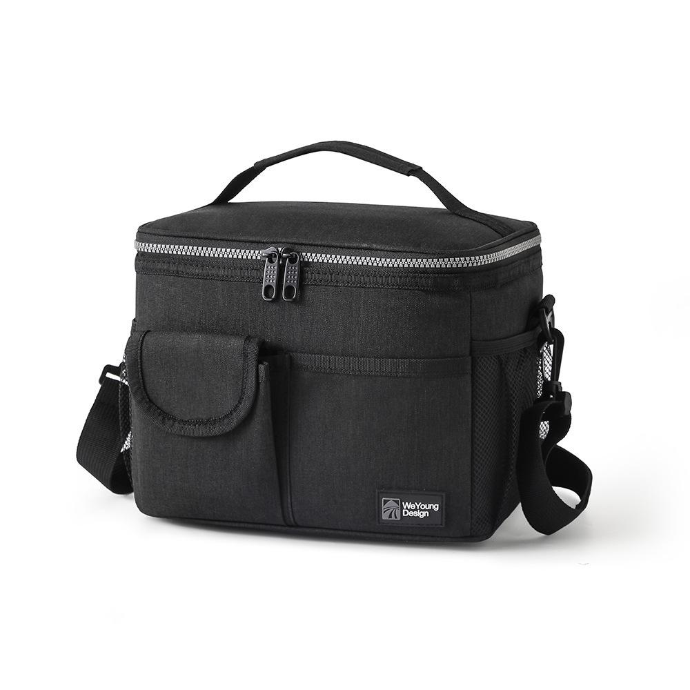 Large Capacity Oxford Thermal Insulation Bag Commute Bento Storage Lunch Bag Portable Waterproof Beverage Thermal Cooler Bag