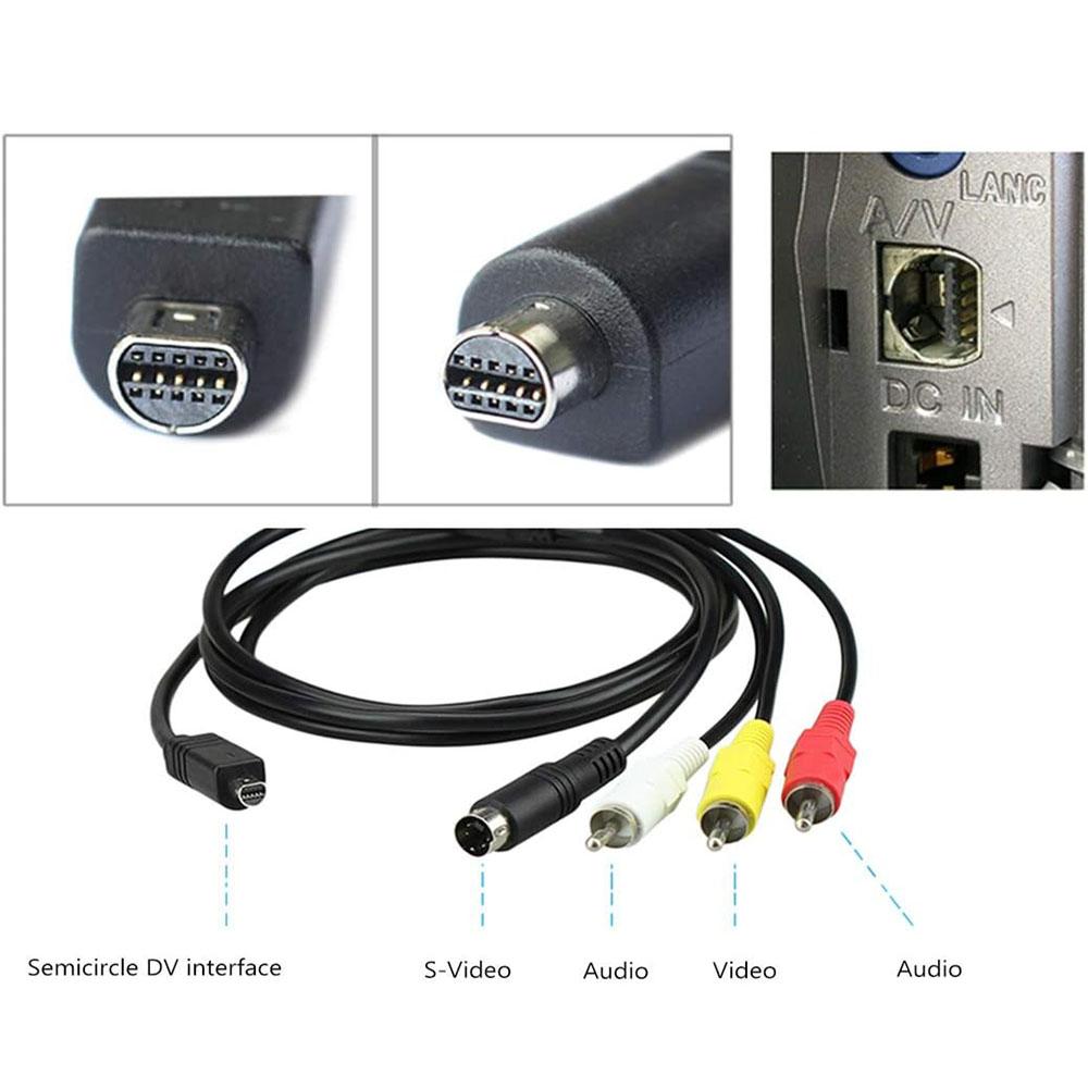 AV TV Videokabel For Sony Handycam Videokamera Mini DV DVD