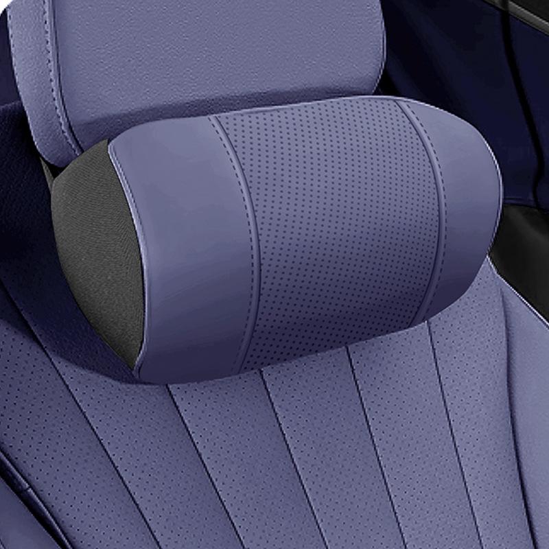 Jiyue 01/07 Car Headrest & Backrest Support Cushion with Memory Foam