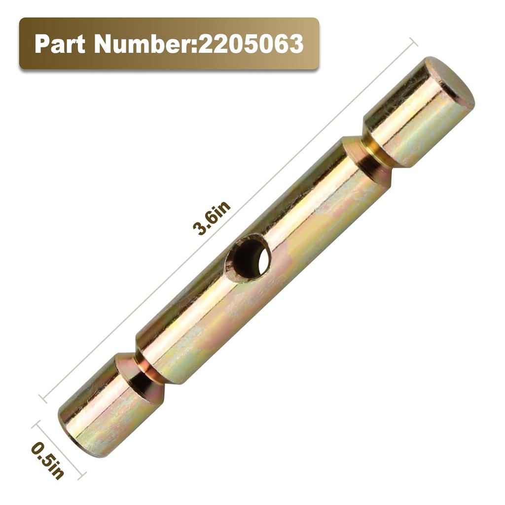 2205063 Shear Pin Compatible with Polaris ATVs Snow Plow Glacier, Snow Plow Shear Pin Accessories Replacement for Polaris ATV 2015- Sportsman 2205063