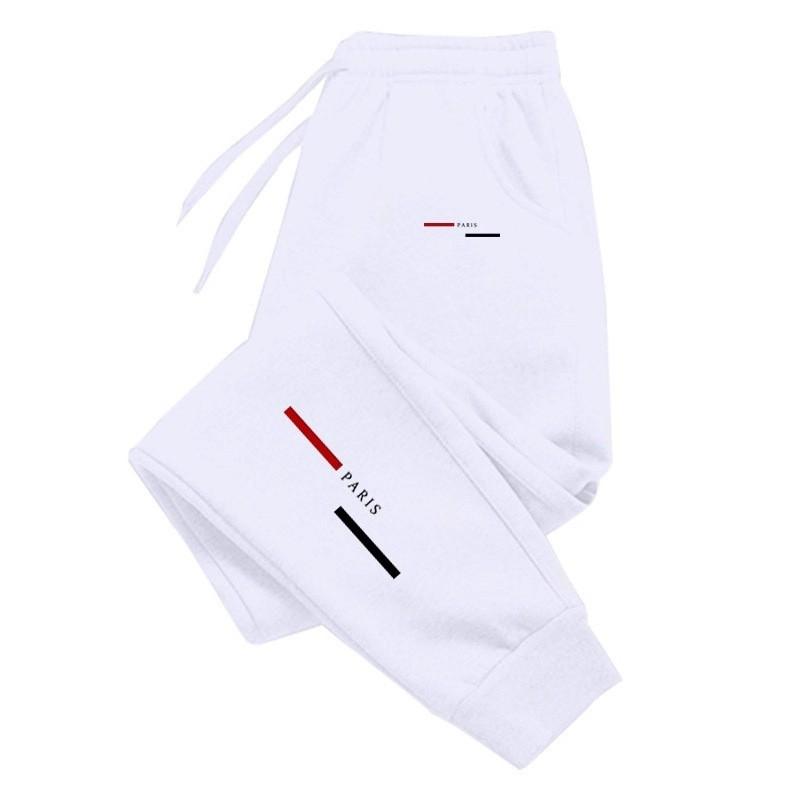Mens Printed Jogger Sweatpants Warm Casual Loose Fit Sports Trousers
