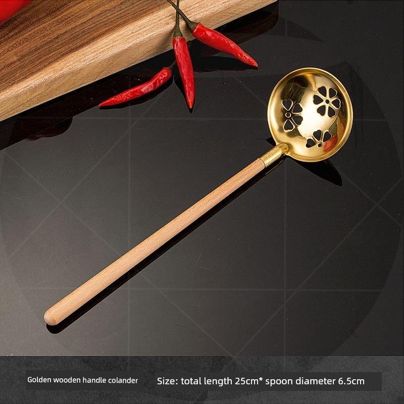 Household Soup Spoon 304J Stainless Steel Spoon Large Head Deepened Soup Spoon Dining Spoon Kitchen Soup Spoon Noodle Spoon