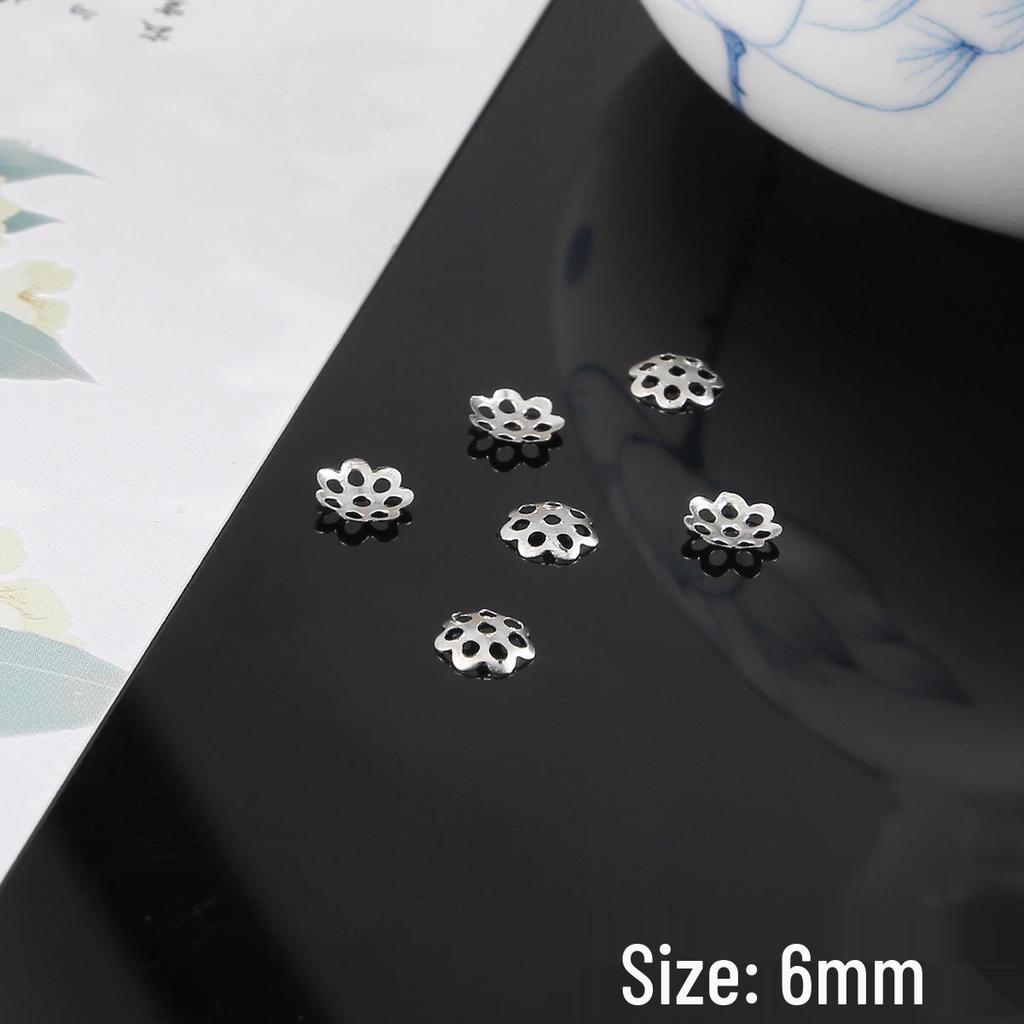 DIY Hollow Multi-Size Flower Spacer Beads & Pendant Bracelet Materials for Ancient Style Hairpins & Headwear