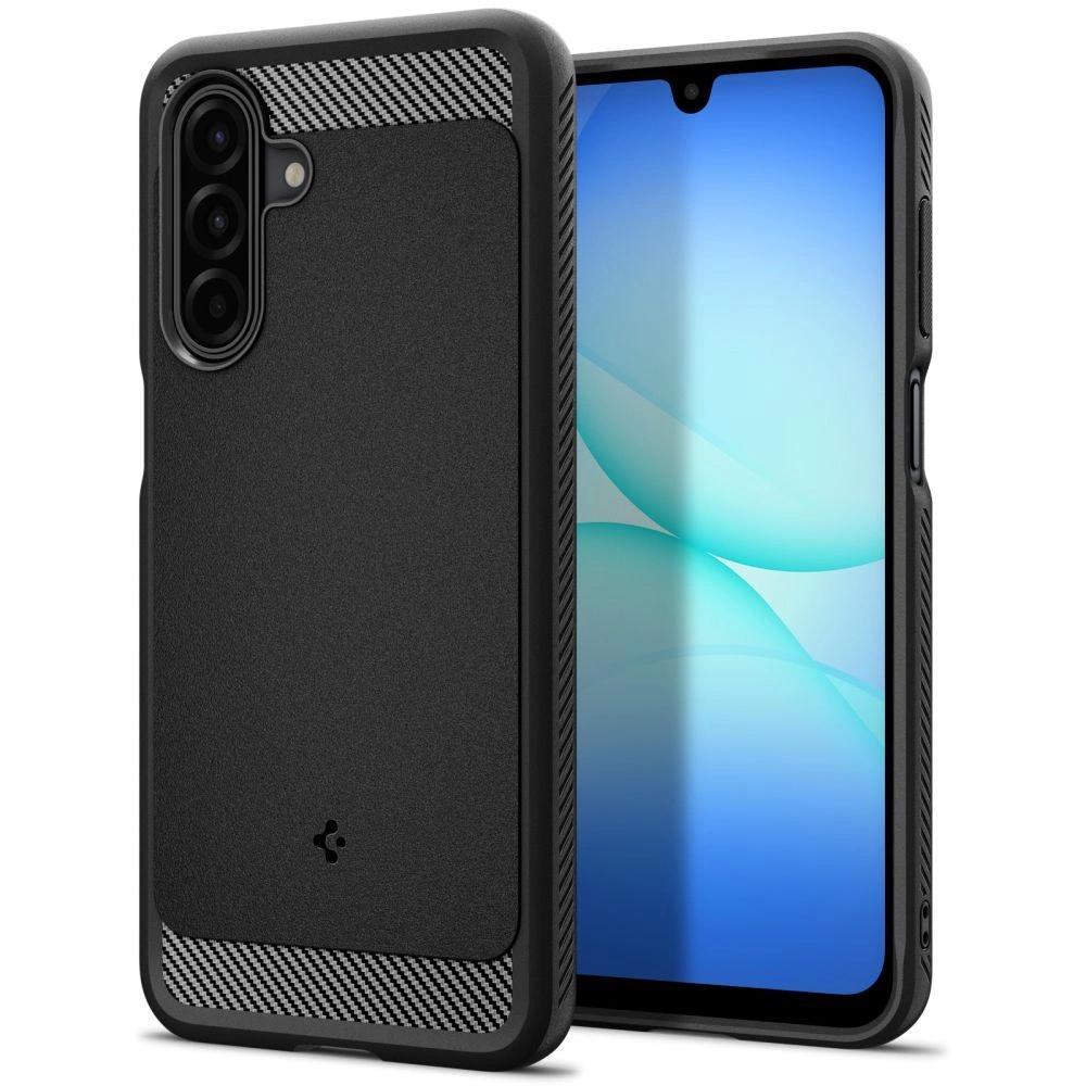 Spigen Rugged Armor Hülle für Samsung Galaxy A17 - mattschwarz