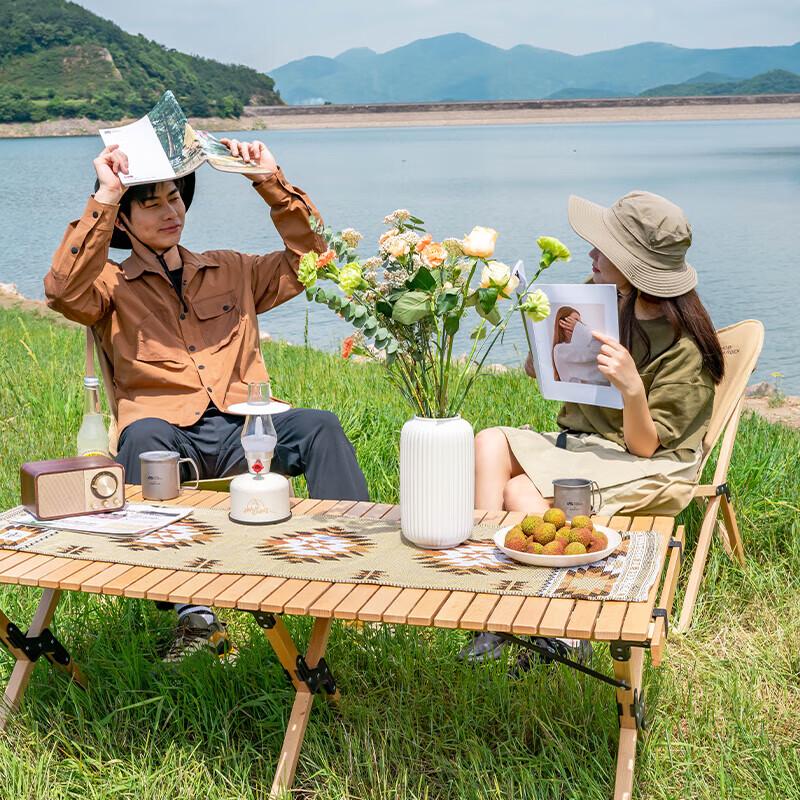 Mobigarden Retro Double-Sided Camping Blanket