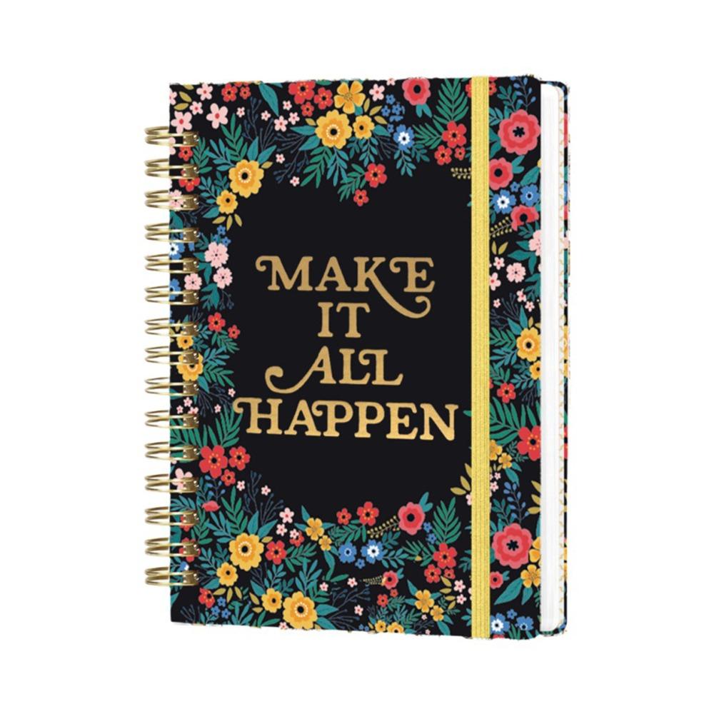 Hardcover Coil Notebook A5 Lined Journal Stylish Hardcover Notebook Planning A