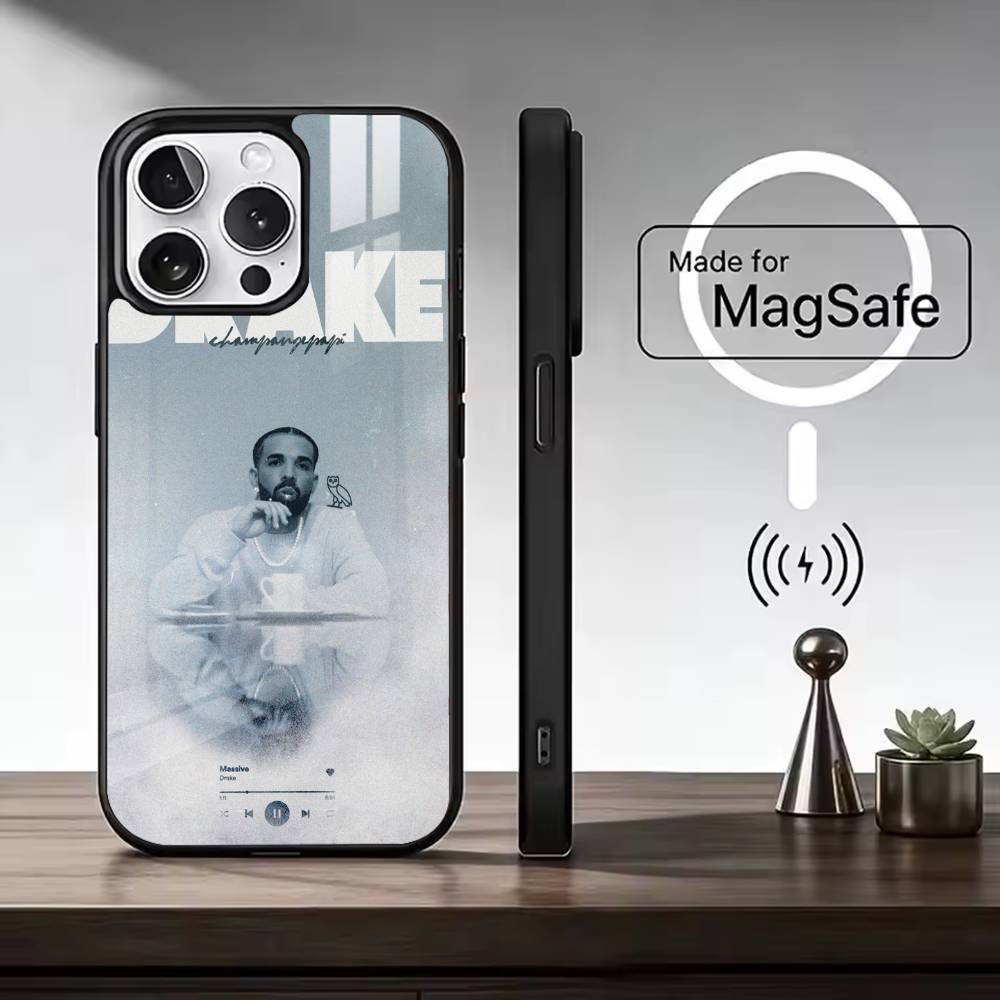 R-Rapper D-Drake Phone Case For iPhone17,16,15,14,13,12,11 Plus,Pro Magnetic with Magsafe Wireless Charging iPhone12