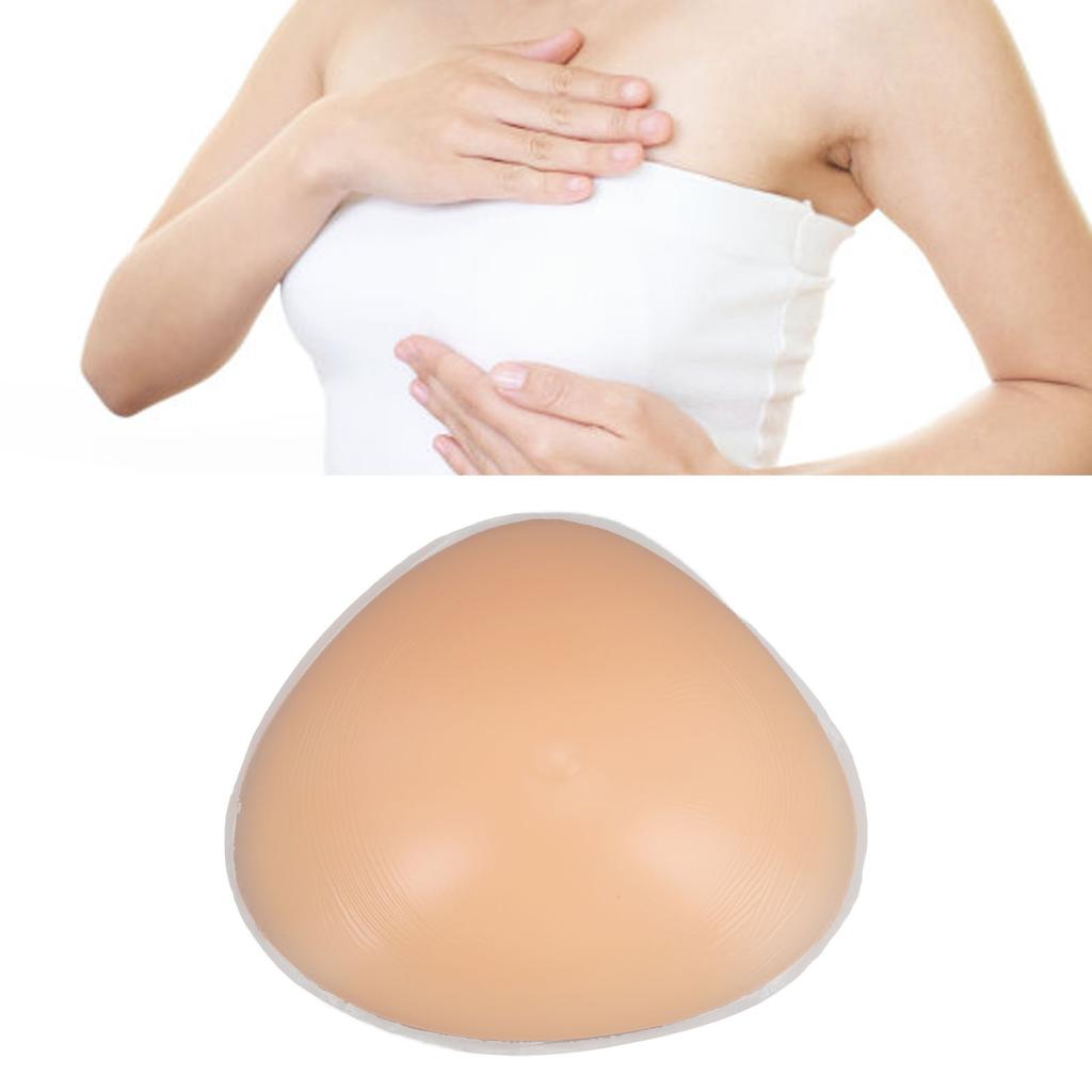 Triangle Mastectomy Prosthesis Soft Universal Left Right Concave Silicone Breast Form for Crossdress